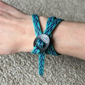 Blue, green, and purple Chaco wrap bracelet